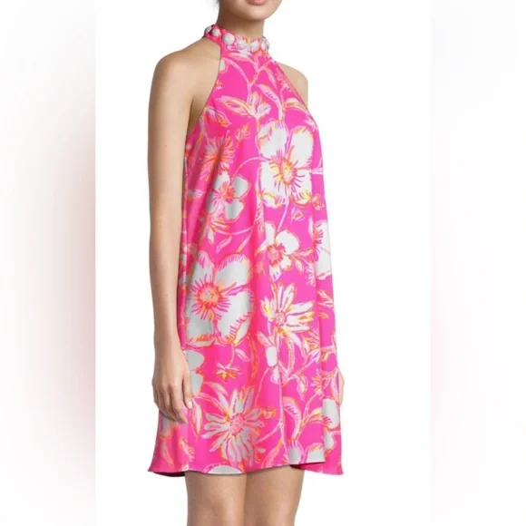 Lilly Pulitzer Alli Floral Swing Dress in Beachy Blooms - Picture 3 of 11